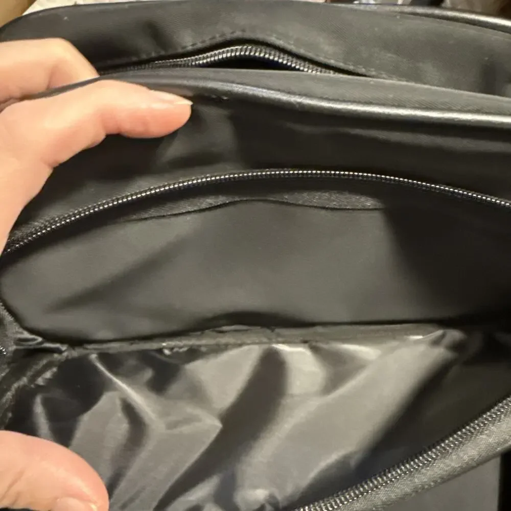 Versace Parfums Black Cosmetic Toiletry Travel Bag Pouch 11